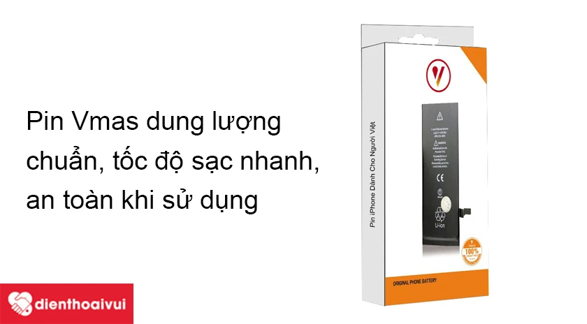 Vì sao nên thay pin iPhone Xs Max dung lượng chuẩn Vmas?
