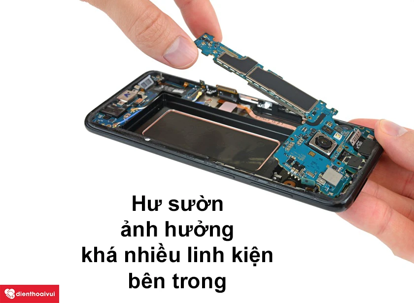 Hư sườn có ảnh hưởng đến các linh kiện khác