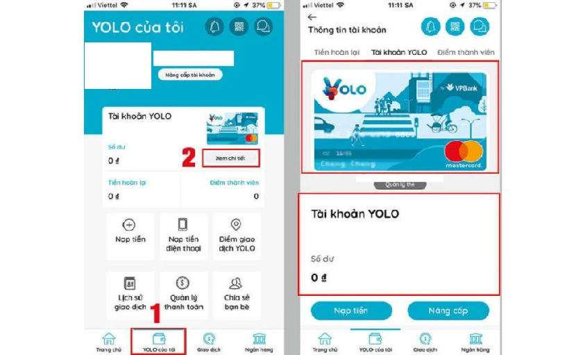 Chiếc thẻ MasterCard bạn vừa tạo xong sẽ cho ra tại m&agrave;n h&igrave;nh ấn chọn v&agrave;o thẻ để lấy th&ocirc;ng tin