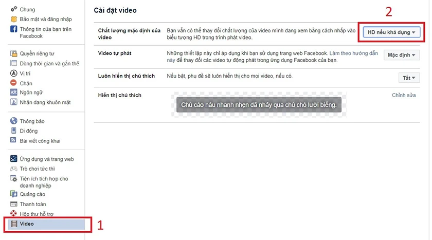 Đăng video HD l&ecirc;n Facebook bằng m&aacute;y t&iacute;nh