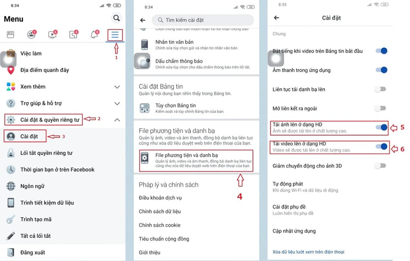 C&aacute;ch đăng video l&ecirc;n Facebook kh&ocirc;ng bị mờ bằng điện thoại Android
