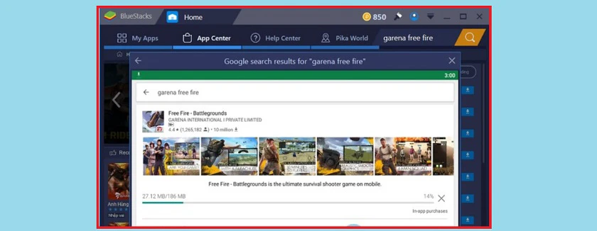 Tải Free fire tr&ecirc;n m&aacute;y t&iacute;nh bluestacks