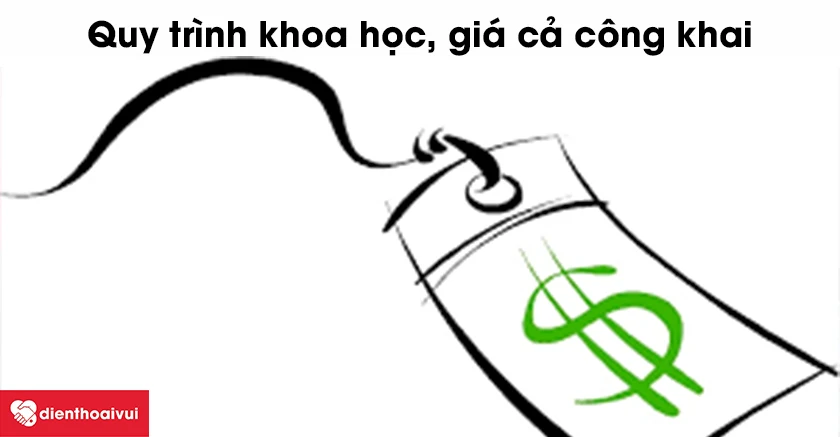 Quy tr&igrave;nh sửa chữa khoa học, nhanh ch&oacute;ng