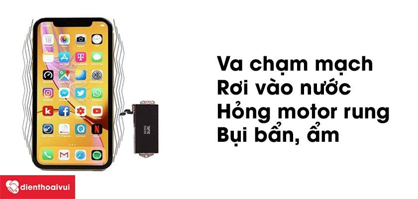 Khi nào cần thay rung iPhone Xr