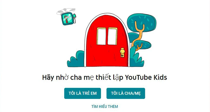 C&aacute;ch sử dụng Youtube Kid tr&ecirc;n web
