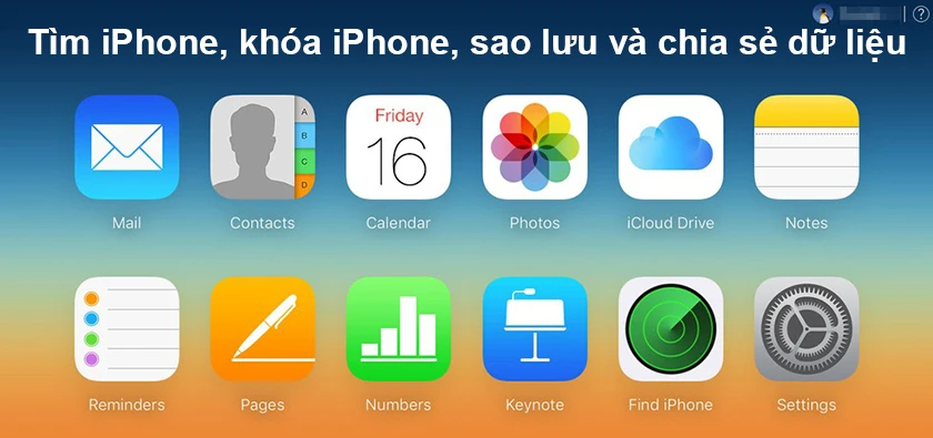 Những t&iacute;nh năng của iCloud