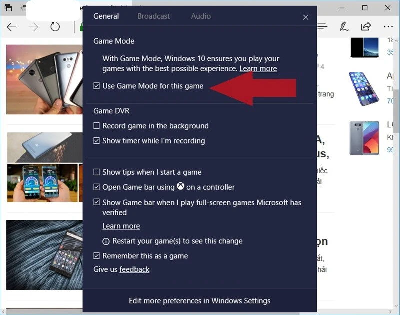 quay m&agrave;n h&igrave;nh win 10 với gamebar