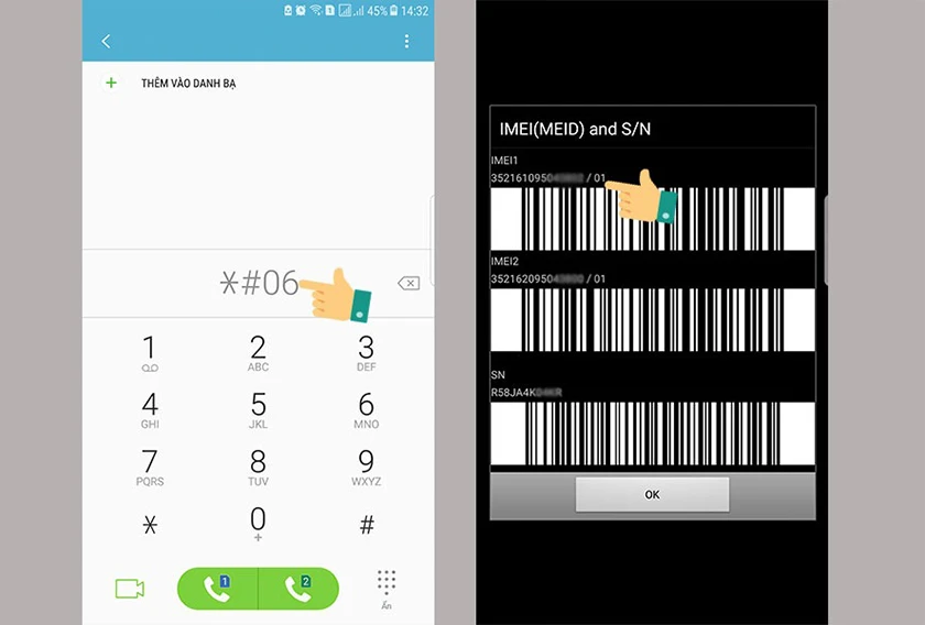 Cách kiểm tra máy Samsung Lock hay quốc tế bằng số IMEI