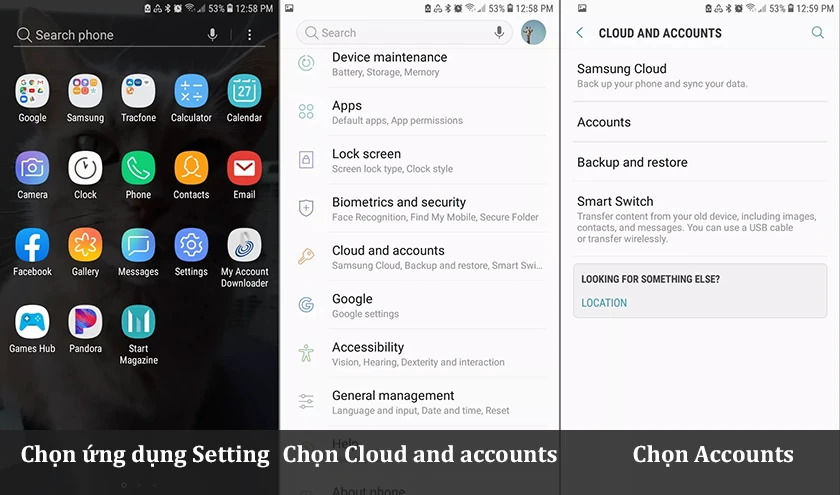 Cách đăng nhập để xem ảnh trên samsung cloud