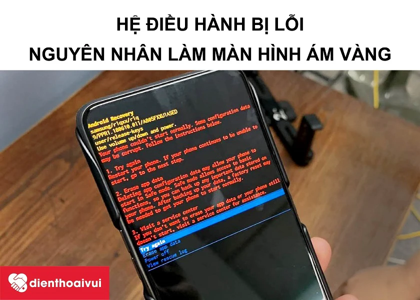 Lỗi ám vàng màn hình trên Xiaomi Mi Note 10 Pro