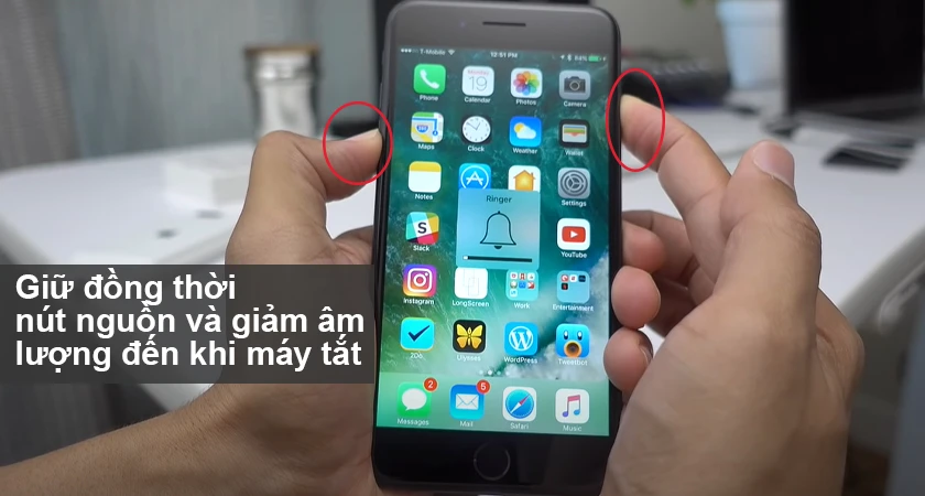 Đưa iPhone về DFU bằng n&uacute;t home cảm ứng