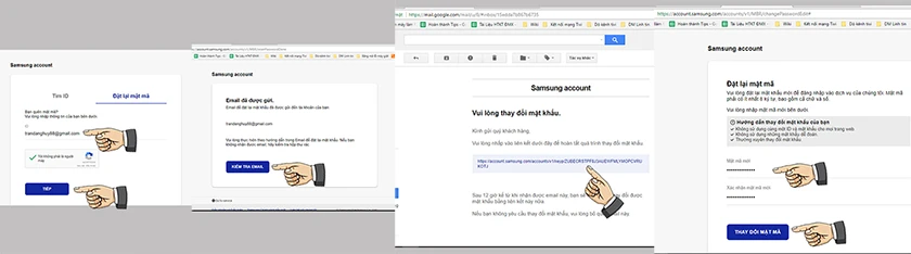 Cách dùng tài khoảm Samsung account tìm điện thoại