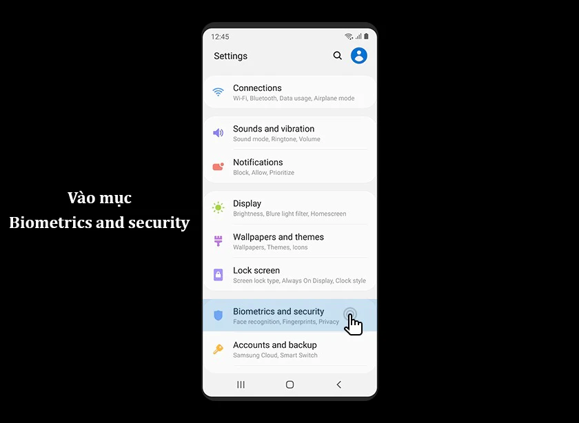 Chọn Find My Mobile