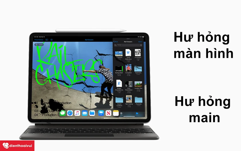 C&aacute;c lỗi hư hỏng thường gặp tr&ecirc;n iPad