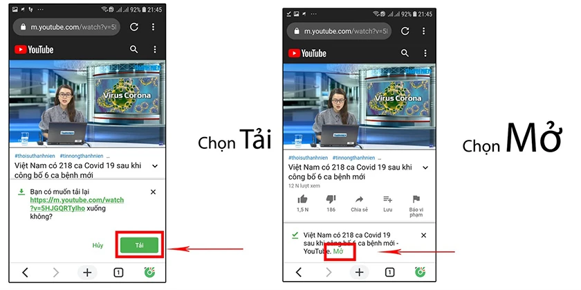 Sử dụng tr&igrave;nh duyệt Cốc Cốc