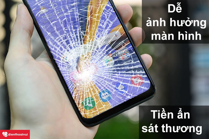 C&oacute; n&ecirc;n tiếp tục sử dụng m&agrave;n h&igrave;nh v&igrave; vẫn cảm ứng v&agrave; hiển thị được khi vỡ mặt k&iacute;nh kh&ocirc;ng?