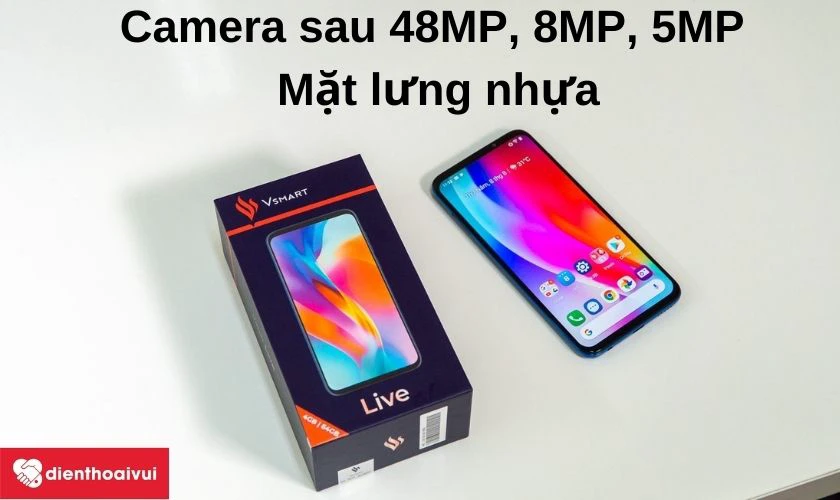 Cụm camera sau chụp ảnh với độ ph&acirc;n giải l&ecirc;n đến 48MP
