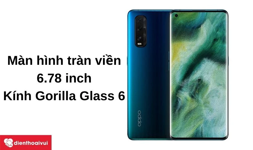 Sử dụng k&iacute;nh Corning Gorilla Glass 6 bảo vệ m&agrave;n h&igrave;nh