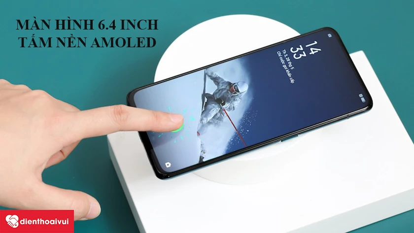 OPPO Reno &ndash; M&agrave;n h&igrave;nh 6.4 inch, tấm nền AMOLED