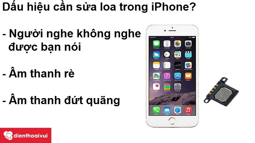 Dấu hiệu cho thấy bạn cần phải sửa loa trong iPhone