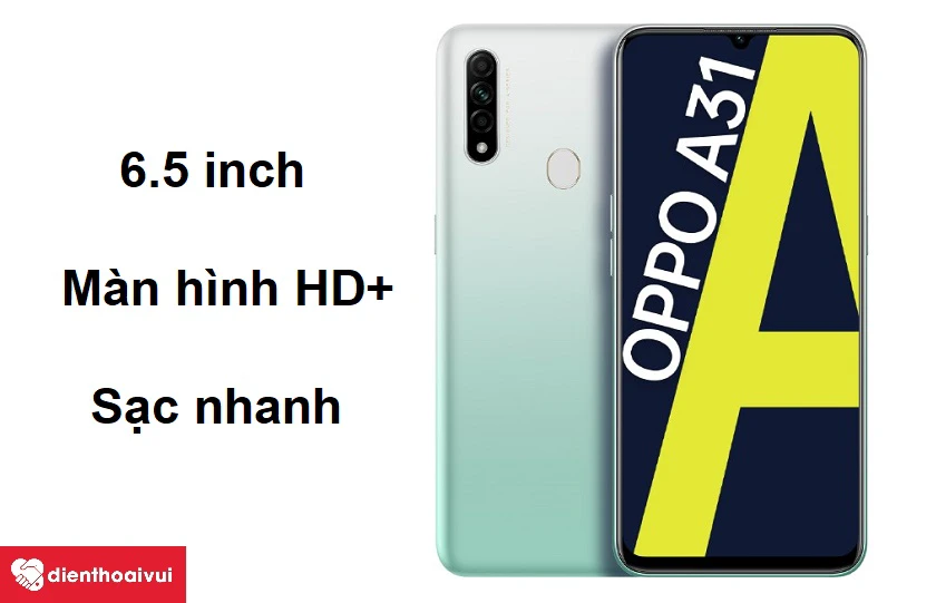 M&agrave;n h&igrave;nh 6.5 inch c&oacute; độ ph&acirc;n giải HD+