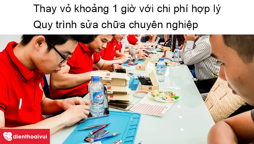 Thay vỏ Samsung Galaxy A10 uy t&iacute;n v&agrave; nhanh ch&oacute;ng tại Điện Thoại Vui