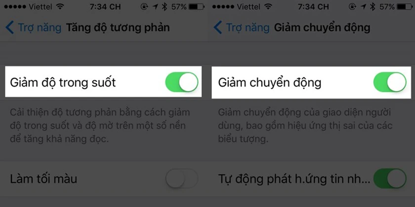 Giảm những chuyển động kh&ocirc;ng cần thiết