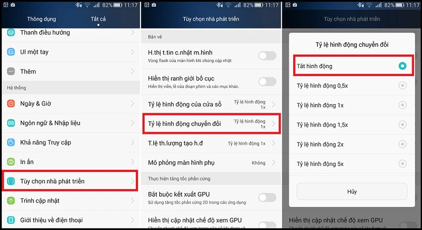 C&aacute;ch l&agrave;m cho Android chạy nhanh hơn l&agrave; giảm chuyển động thiết bị