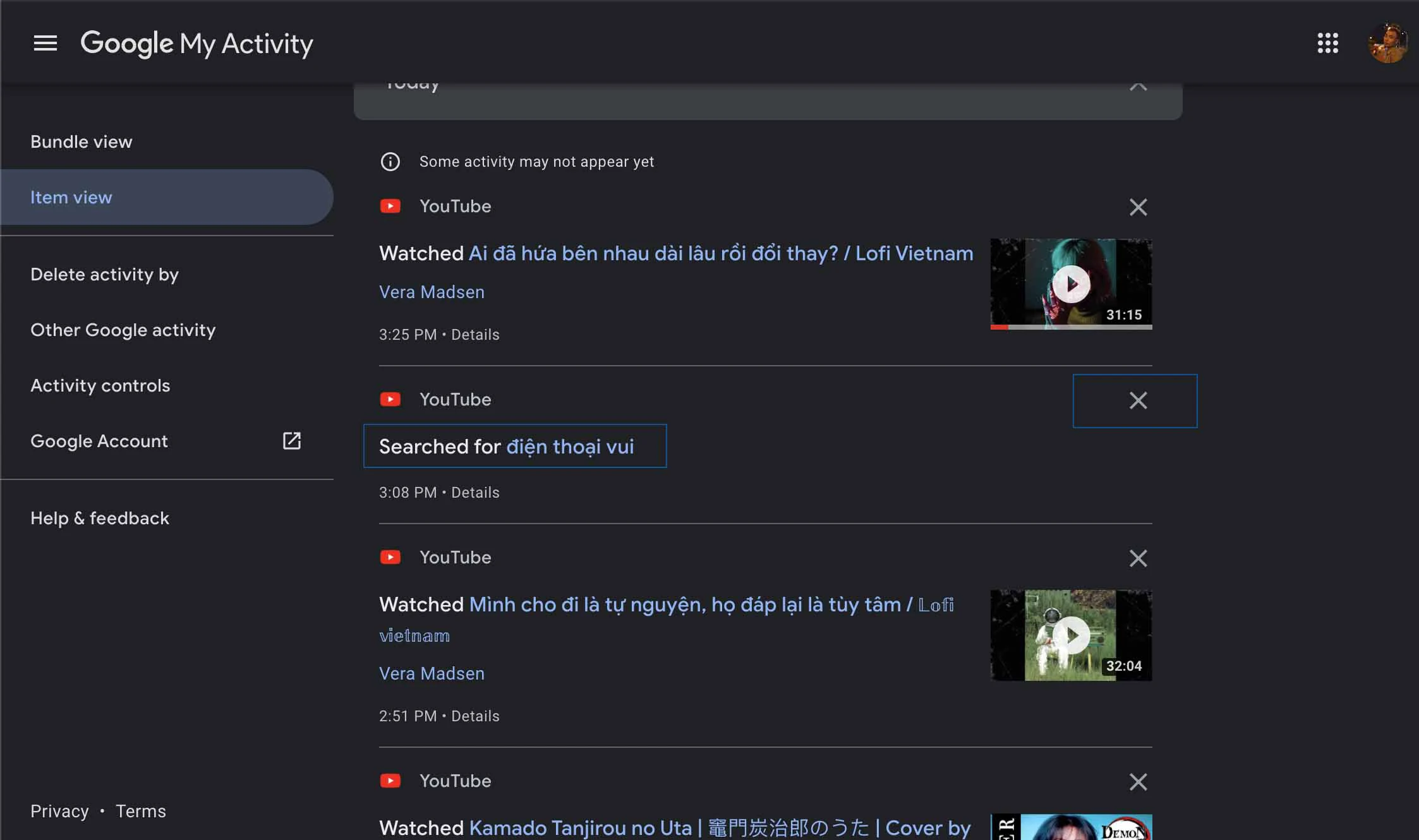 X&oacute;a lịch sử t&igrave;m kiếm tr&ecirc;n Youtube m&aacute;y t&iacute;nh, desktop