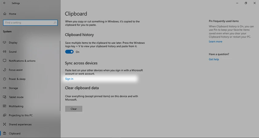 Đồng bộ Clipboard tr&ecirc;n m&aacute;y t&iacute;nh