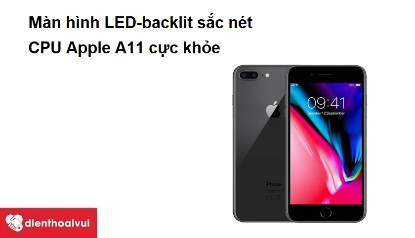 M&agrave;n h&igrave;nh LED-backlit sắc n&eacute;t, CPU Apple A11 cực khỏe