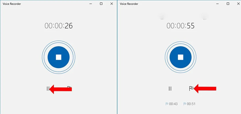 C&aacute;ch ghi &acirc;m tr&ecirc;n m&aacute;y t&iacute;nh win 10 bằng Voice Recorder