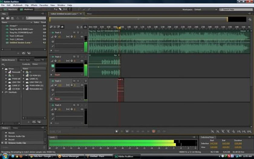 Phần mềm Adobe audition