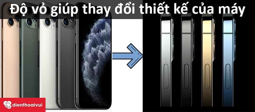 Thay đổi thiết kế b&ecirc;n ngo&agrave;i iPhone 11