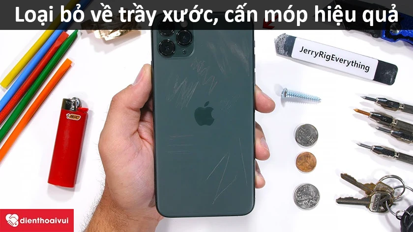 Phương ph&aacute;p gi&uacute;p loại bỏ những vấn cấn, trầy xước tr&ecirc;n m&aacute;y