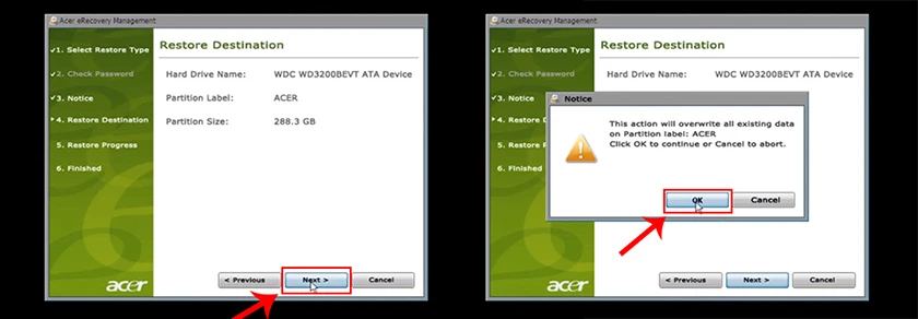 Hướng dẫn Recovery khi laptop