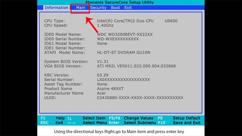Hướng dẫn Recovery khi laptop
