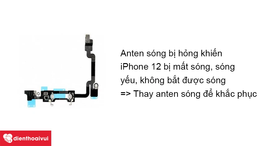Anten s&oacute;ng iPhone 12 bị hỏng th&igrave; khắc phục thế n&agrave;o?
