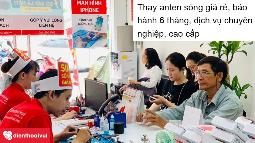 Thay anten s&oacute;ng iPhone 12 ch&iacute;nh h&atilde;ng, lấy ngay tại Điện Thoại Vui