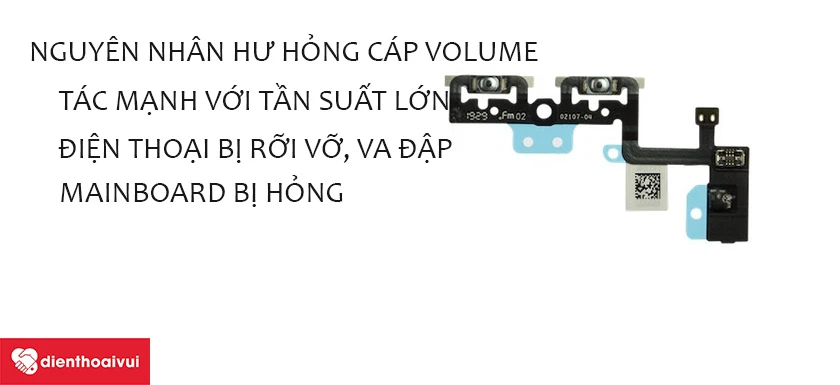 C&aacute;p volume điện thoại iPhone bị hư hỏng v&agrave; c&aacute;ch khắc phục tạm thời