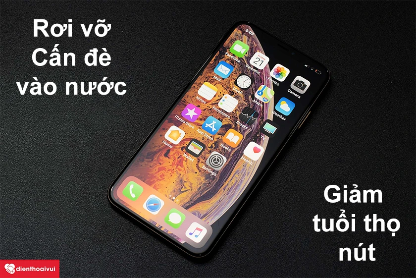 iPhone XS bị lỗi n&uacute;t &acirc;m lượng, tự động bật tắt v&agrave; c&aacute;ch khắc phục hiệu quả