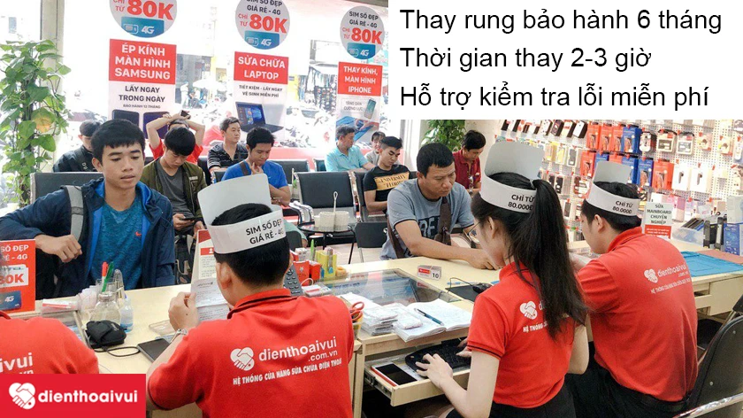 Thay rung iPhone 12 Pro Max gi&aacute; rẻ, lấy ngay ở Điện Thoại Vui
