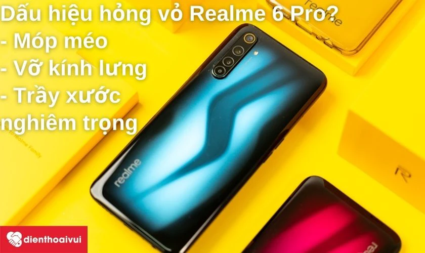 L&agrave;m sao để l&agrave;m mờ đi vết xước nhỏ tr&ecirc;n mặt lưng Realme 6 Pro?