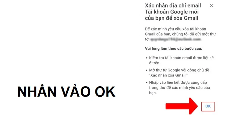 Minh hoạ x&oacute;a t&agrave;i khoản gmail khỏi điện thoại tr&ecirc;n điện thoại vĩnh viễn