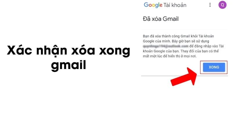 bấm chọn Xong để ho&agrave;n th&agrave;nh