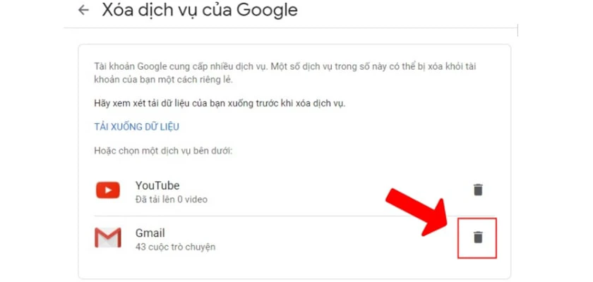 Hướng dẫn x&oacute;a t&agrave;i khoản Gmail vĩnh viễn tr&ecirc;n m&aacute;y t&iacute;nh