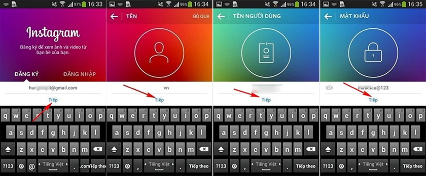 C&aacute;ch đăng nhập Instagram bằng email