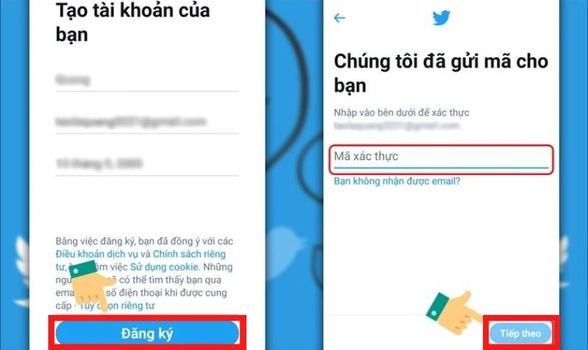Cách tạo tài khoản twitter