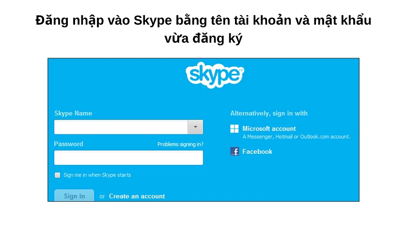 Cách đăng nh&acirc;̣p vào Skype tr&ecirc;n đi&ecirc;̣n thoại và máy tính