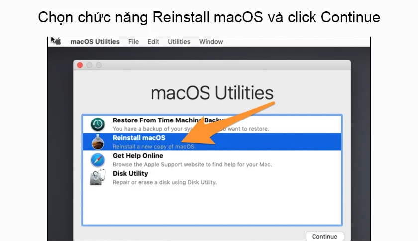 Hướng dẫn c&aacute;ch reset Macbook Air /Pro đơn giản